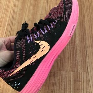 Nike Lunarlon running shoes.
